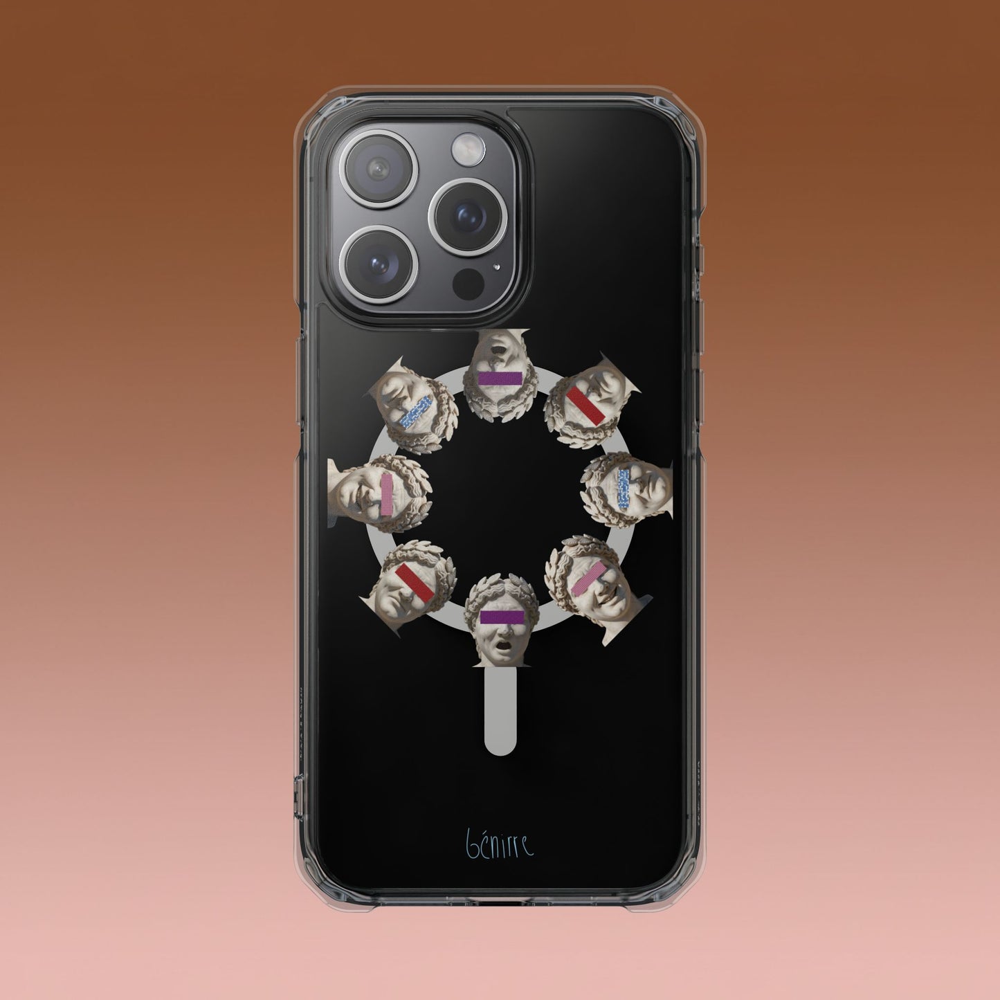 Mortal Muse Clear MagSafe iPhone Case