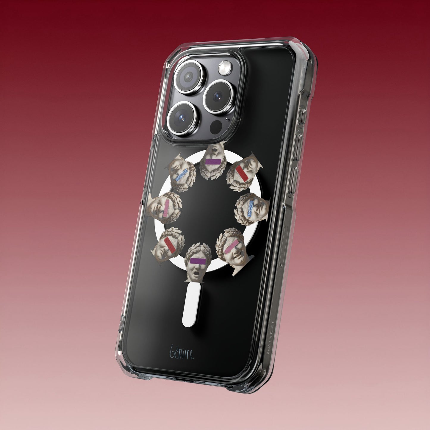 Mortal Muse Clear MagSafe iPhone Case