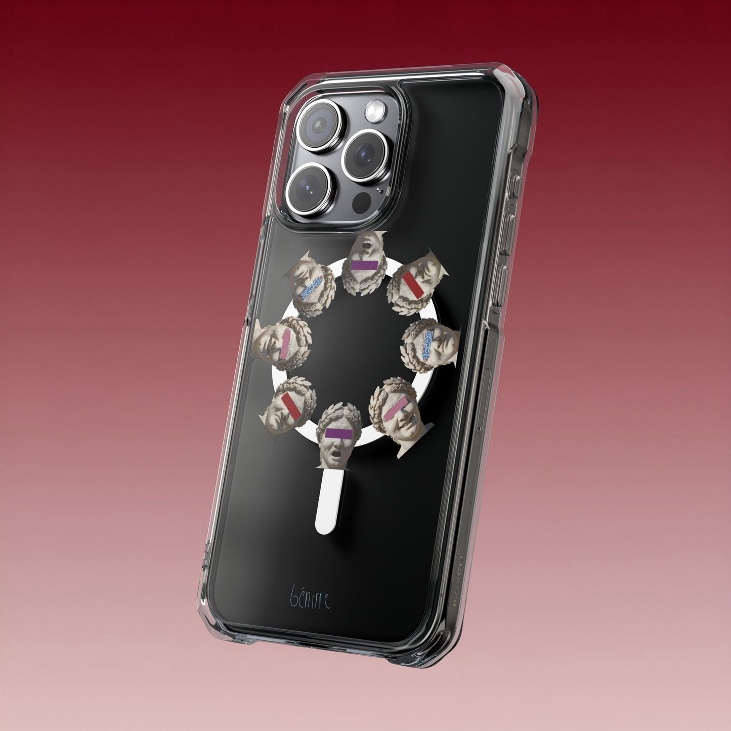 Mortal Muse Clear MagSafe iPhone Case