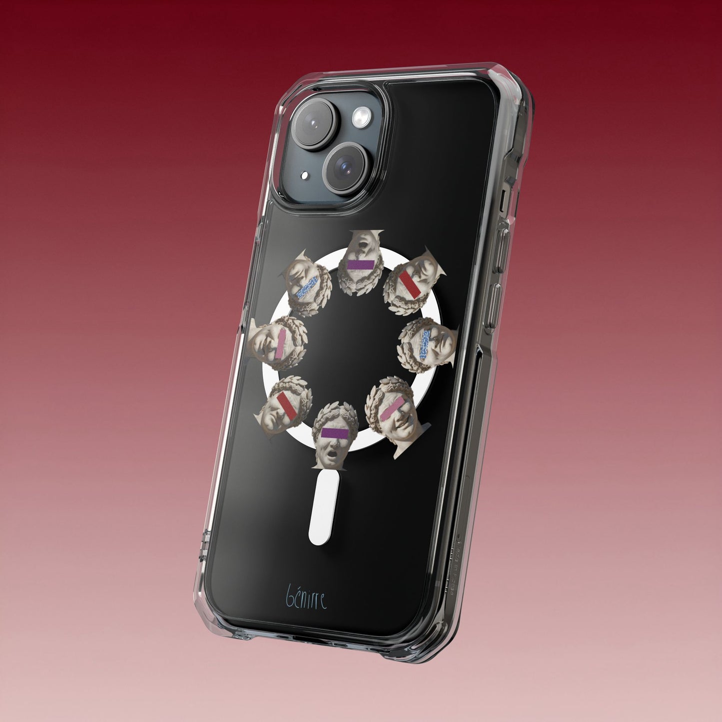 Mortal Muse Clear MagSafe iPhone Case