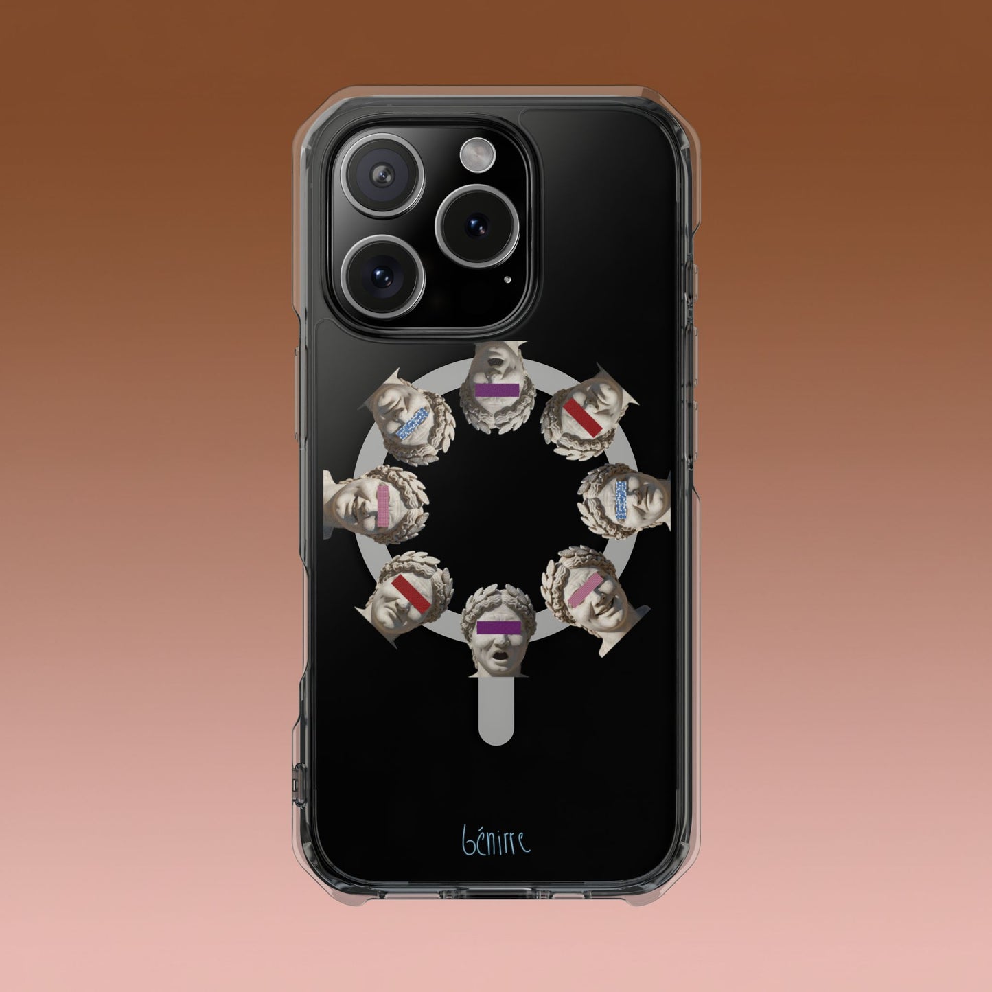 Mortal Muse Clear MagSafe iPhone Case