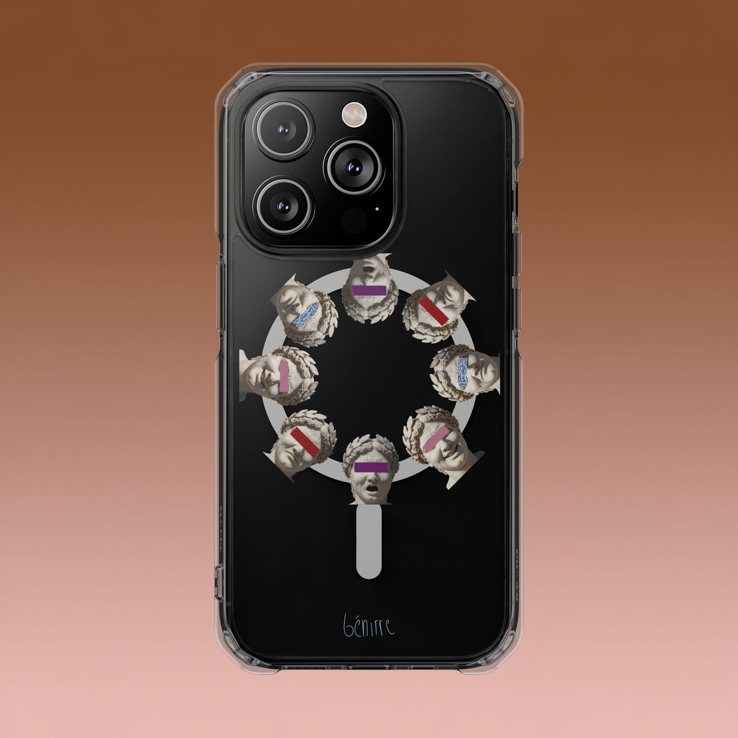 Mortal Muse Clear MagSafe iPhone Case