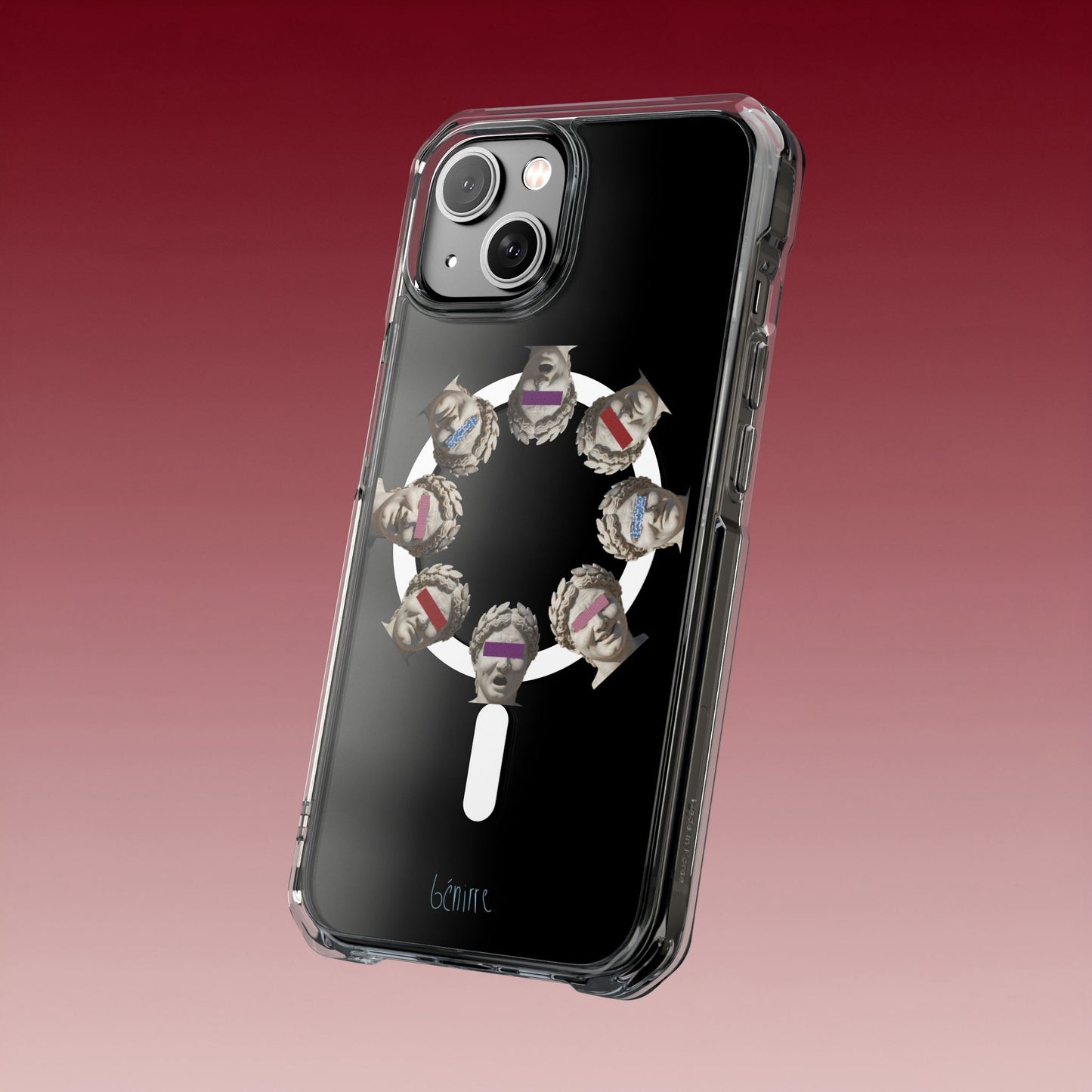 Mortal Muse Clear MagSafe iPhone Case