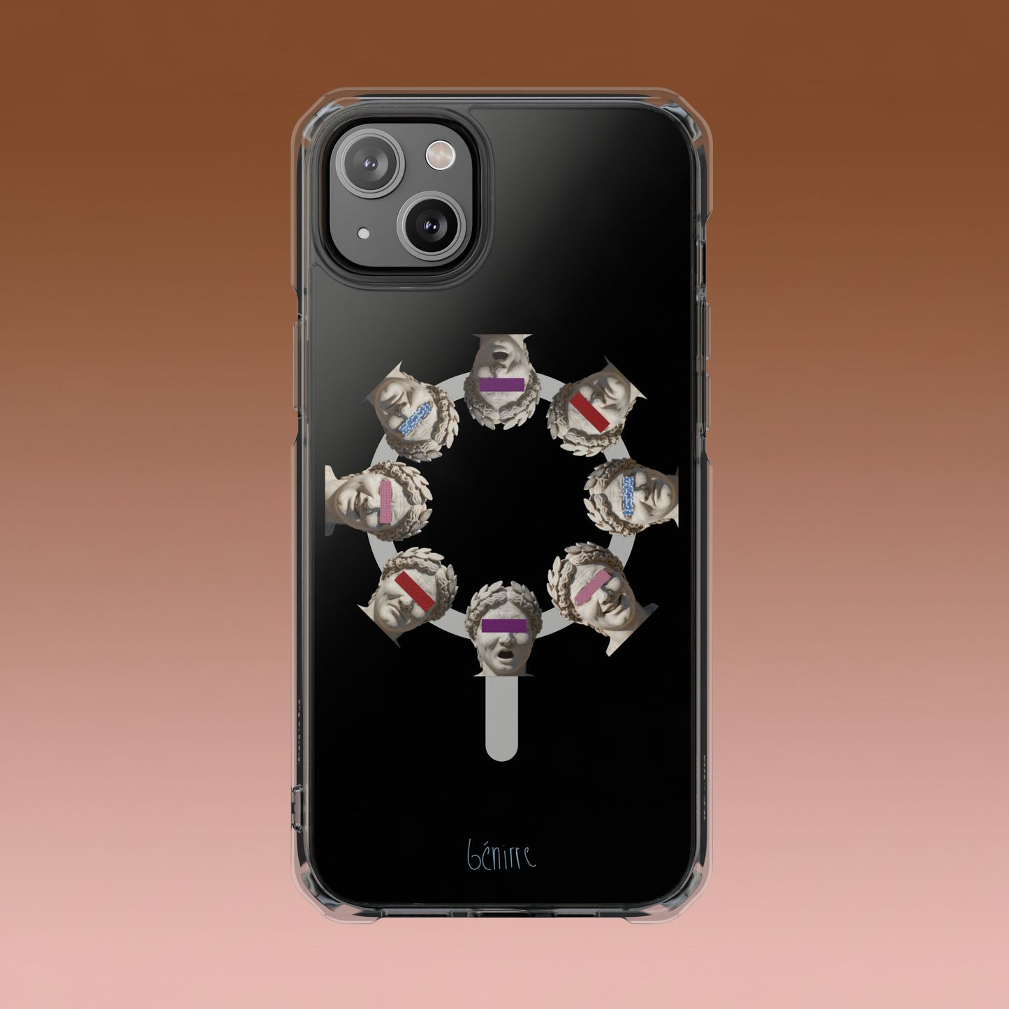 Mortal Muse Clear MagSafe iPhone Case