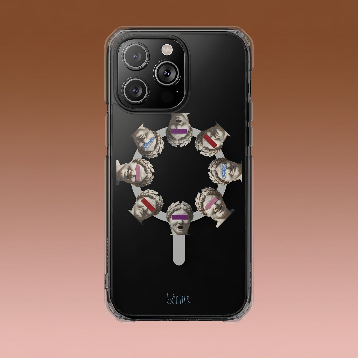 Mortal Muse Clear MagSafe iPhone Case