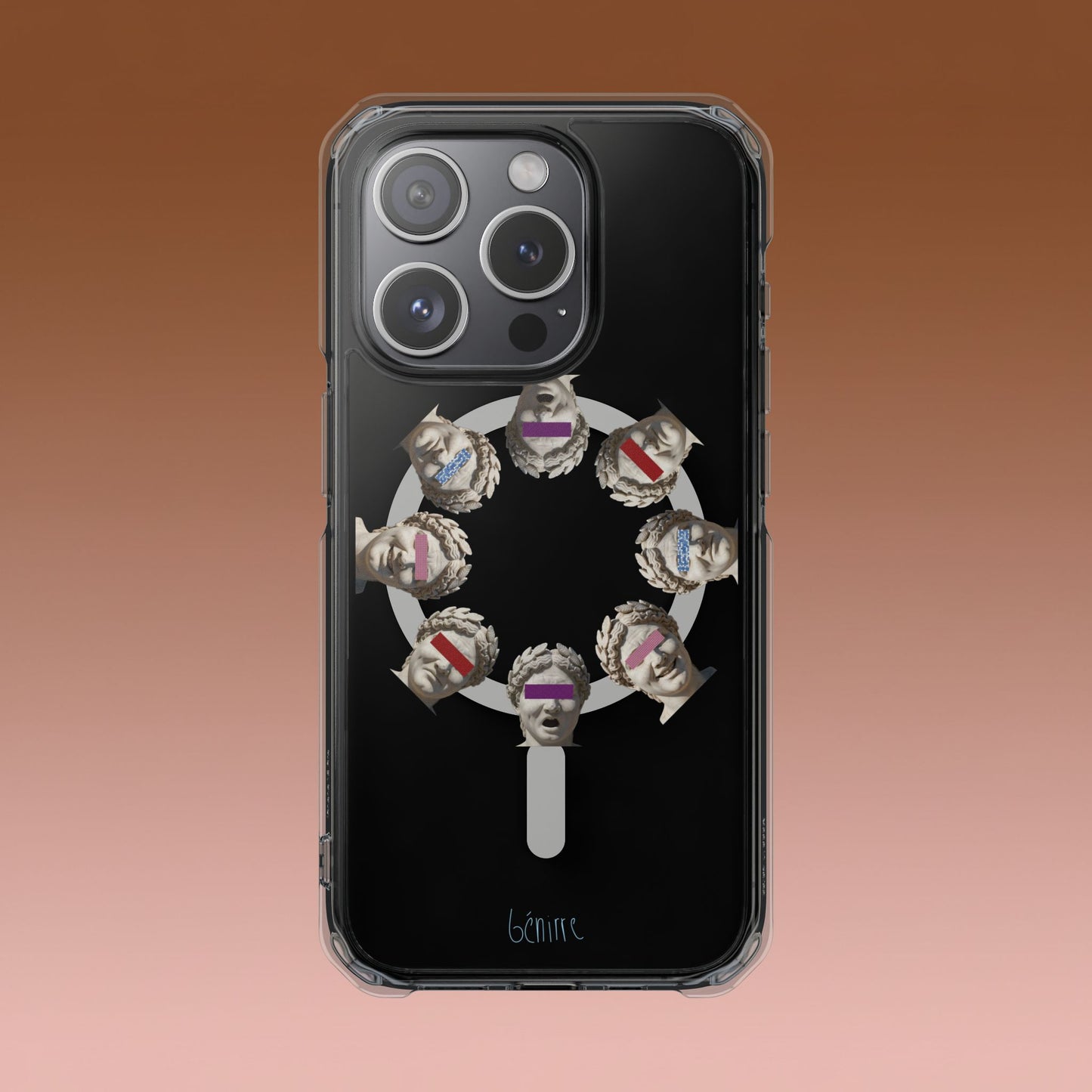 Mortal Muse Clear MagSafe iPhone Case