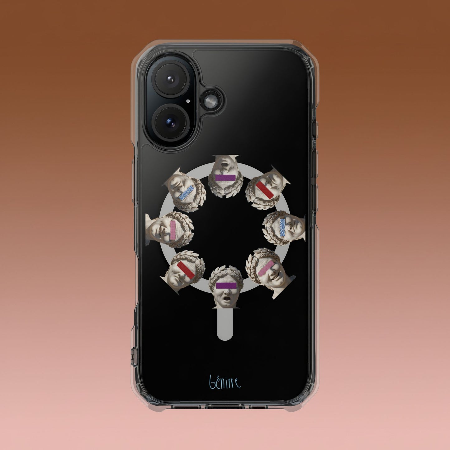 Mortal Muse Clear MagSafe iPhone Case