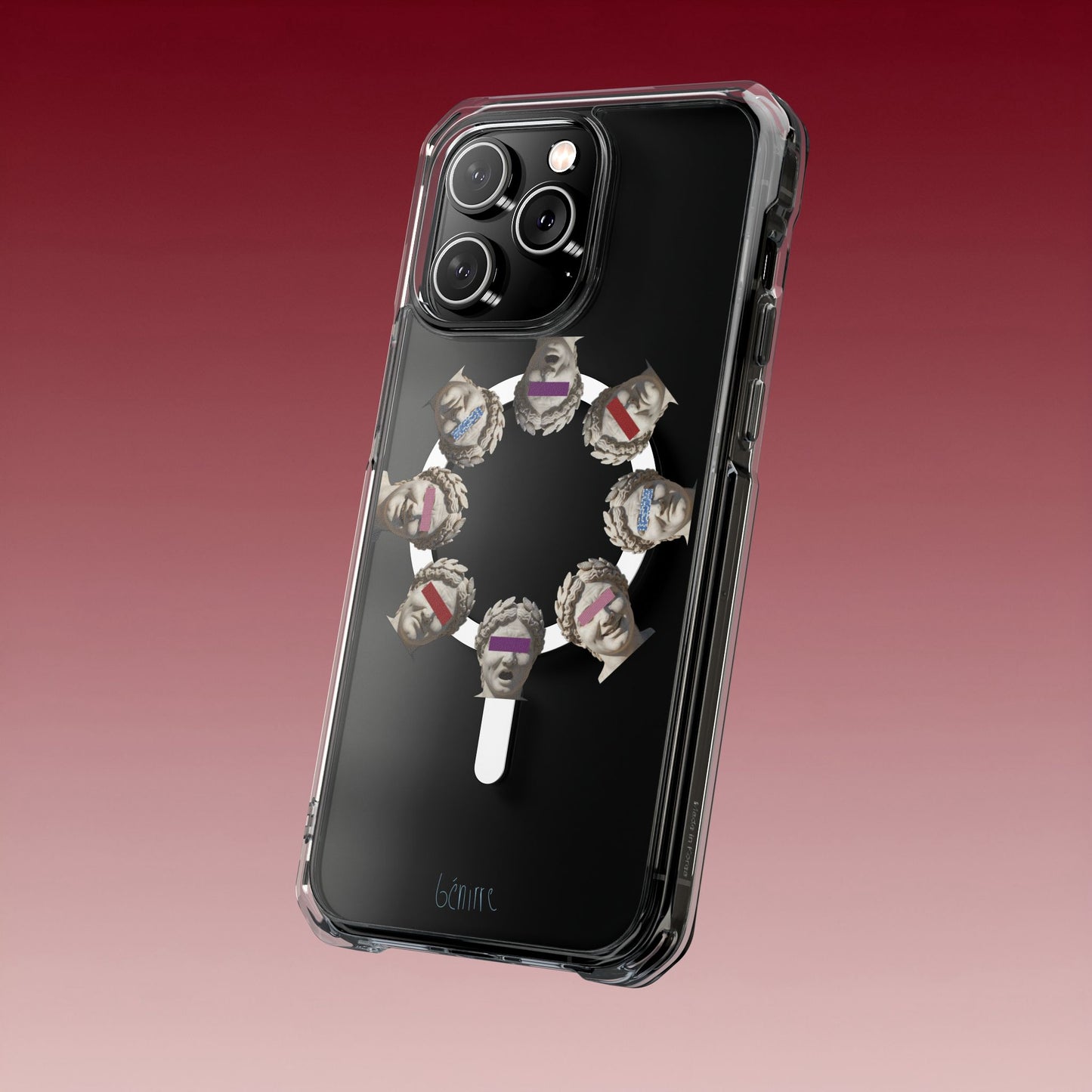 Mortal Muse Clear MagSafe iPhone Case