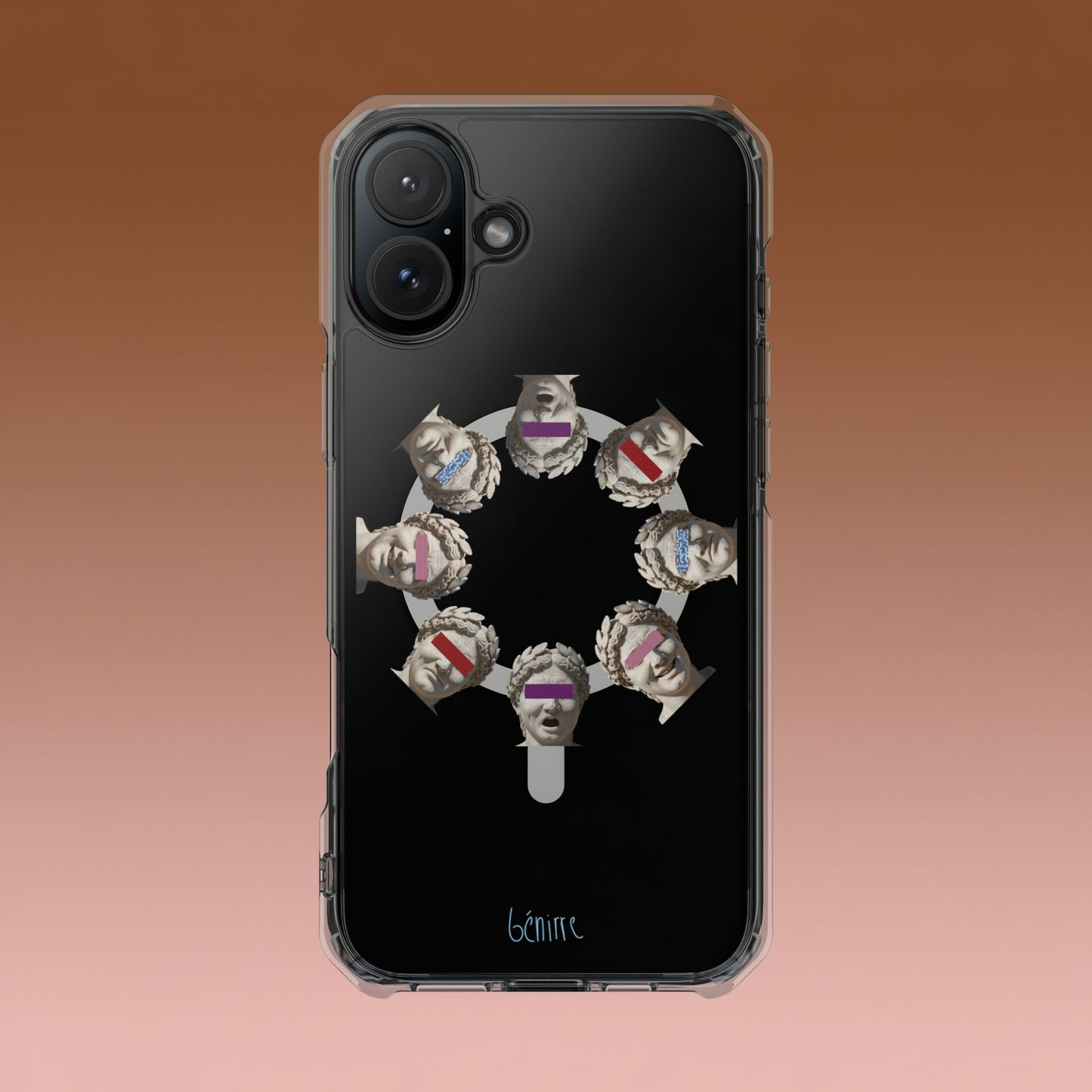 Mortal Muse Clear MagSafe iPhone Case